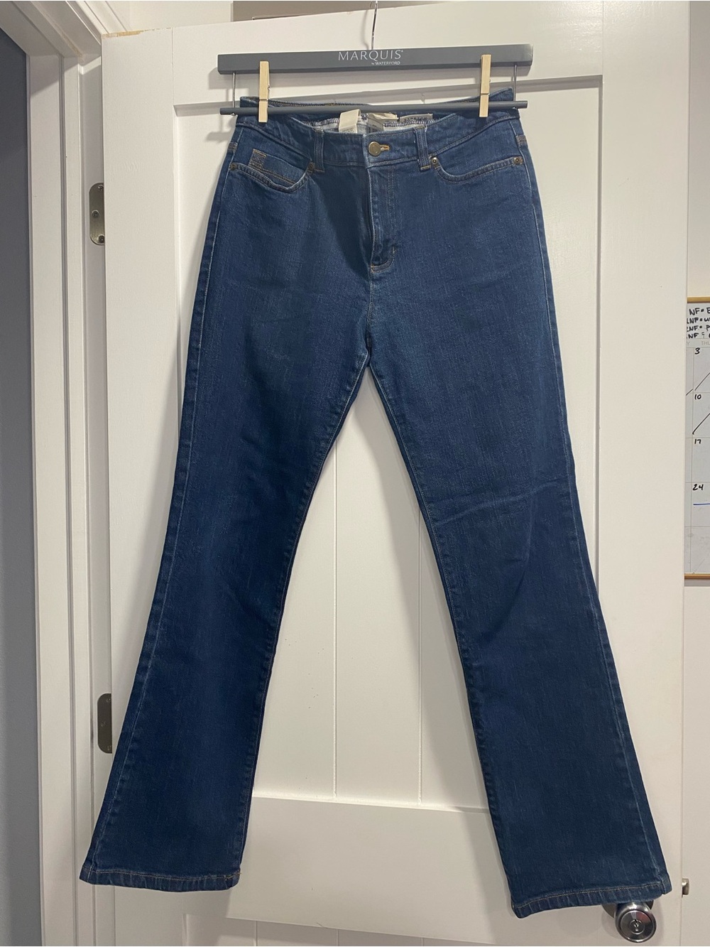 Jones New York Dark Blue Straight Jeans